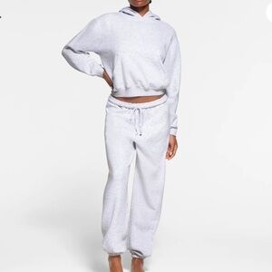 NTW Skims COTTON FLEECE JOGGER - LIGHT HEATHER GREY